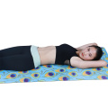 2018 New Fashion Custom Printed Yoga Mat Natural Rubber micro suede yoga mat